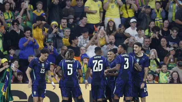Seleção Brasileira vence Austrália por 4 a 2 em amistoso internacional
