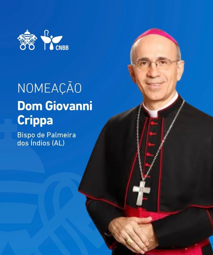 Papa Leão XIV nomeia dom Giovanni Crippa como bispo de Palmeira dos Índios