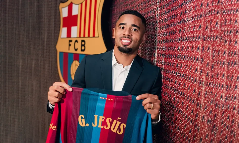 Barcelona anuncia contratação de Gabriel Jesus
