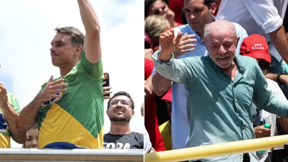 Datafolha, 2º turno – votos válidos: Flávio Bolsonaro, 51%; Lula, 49%