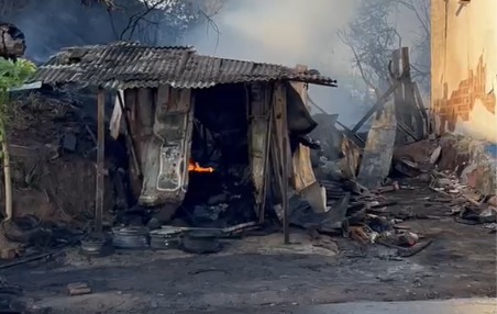 Incêndio destrói borracharia e causa prejuízo estimado em R$ 50 mil em Palmeira dos Índios