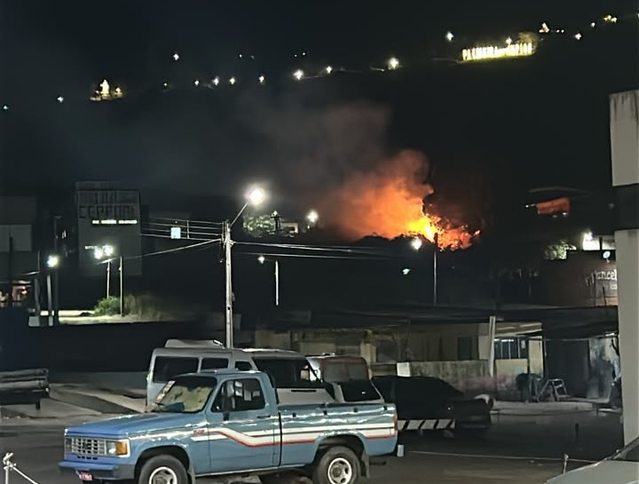 Incêndio é registrado em Palmeira dos Índios