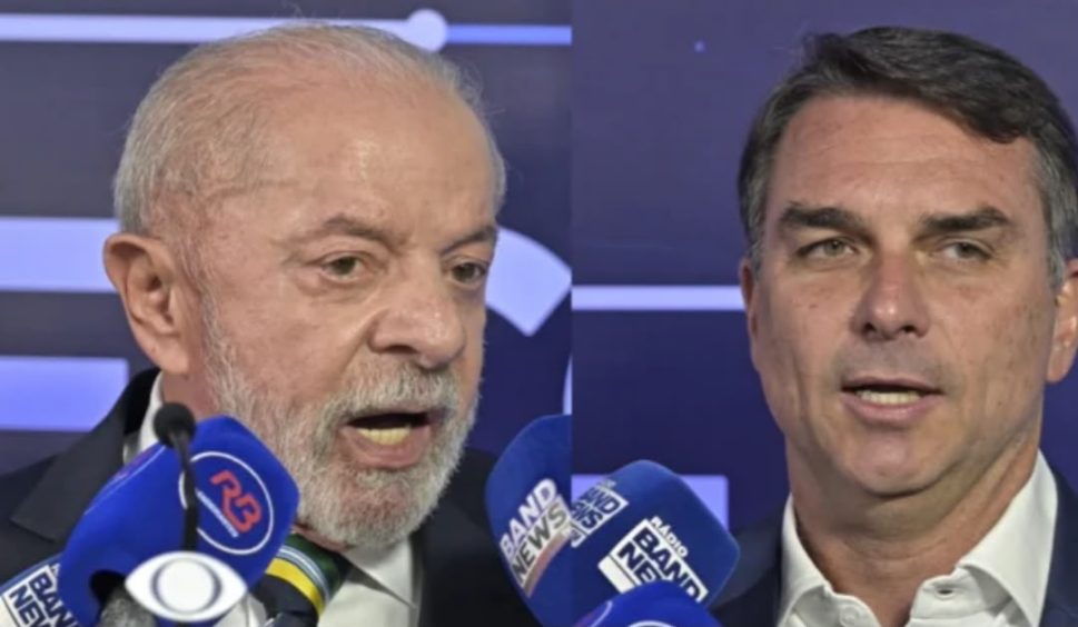 Lula e Flávio Bolsonaro trocam acusações sobre corrupção no primeiro debate do segundo turno na Band