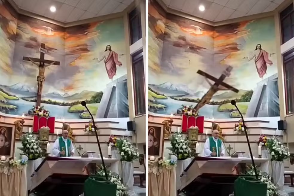 Padre morre após cruz cair sobre sua cabeça no Equador