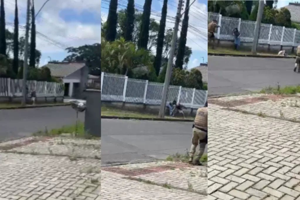 Homem é baleado pela PM após agredir companheira com coronhadas em Santa Catarina