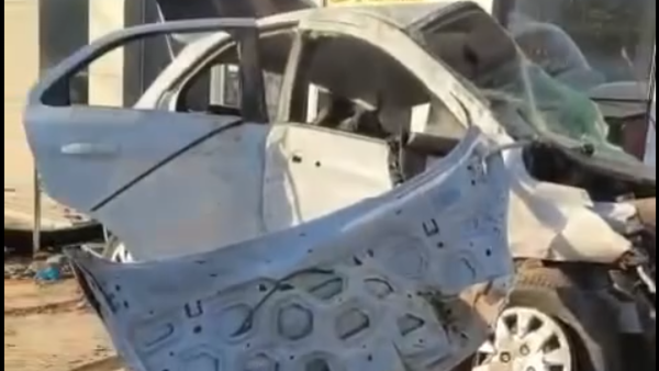 Motorista perde controle e capota carro durante perseguição policial em Arapiraca